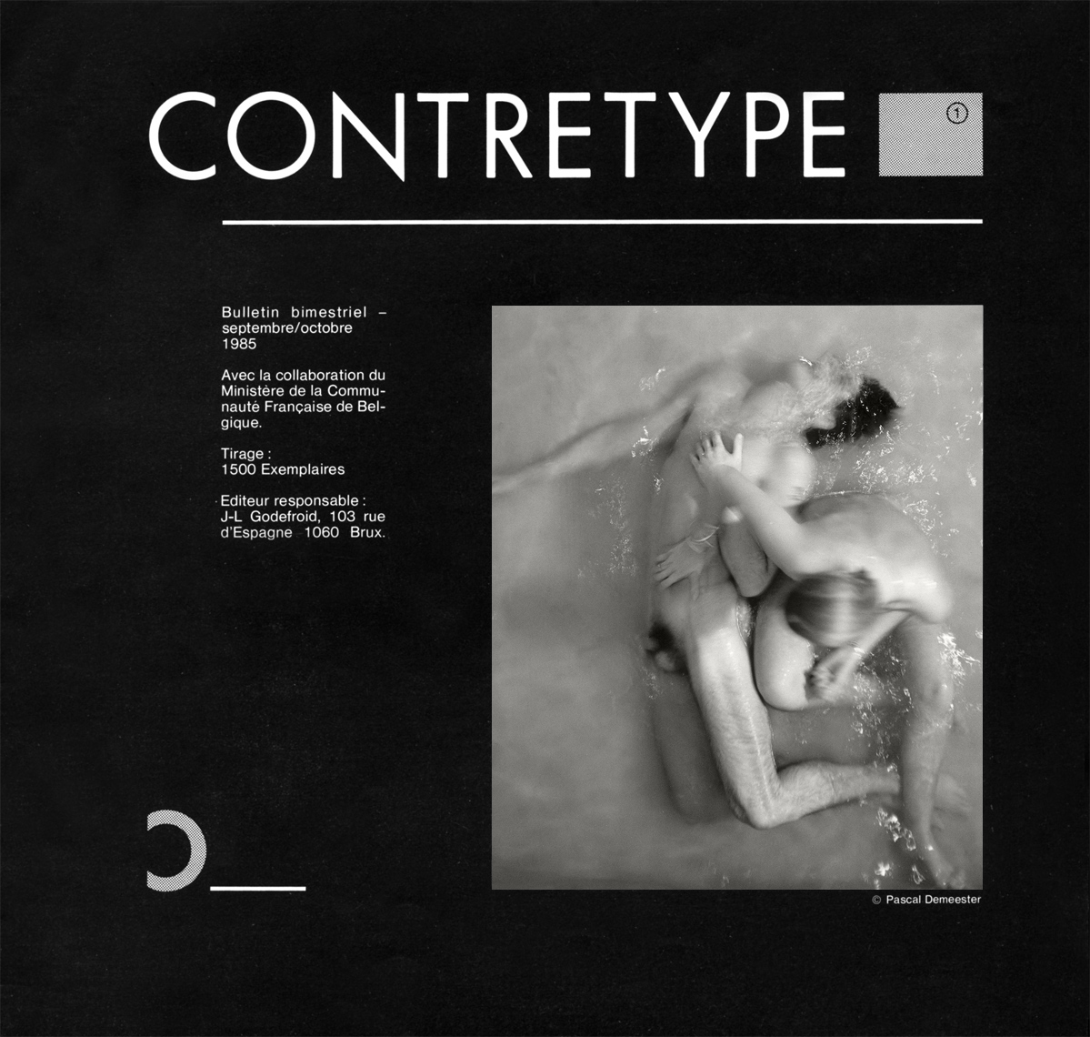Contretype-Deluge-Cataloge-Cover-1985-Pascal-Demeester