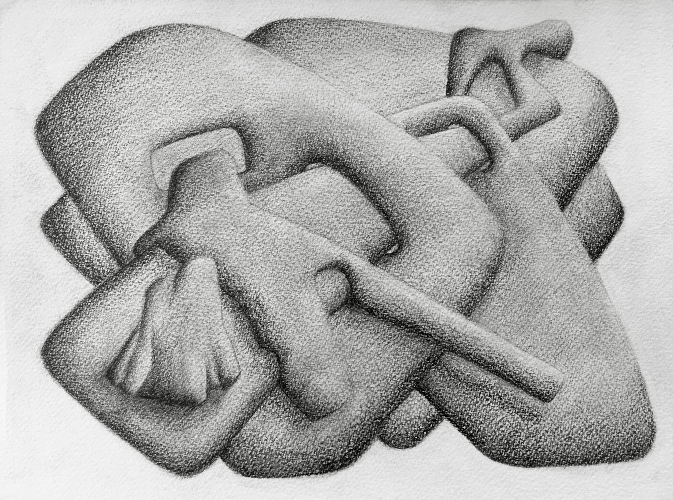 [No Title] N°DNT5,  2019, Pencil on paper, 24cm by 32cm, 2019 ©Pascal Demeester