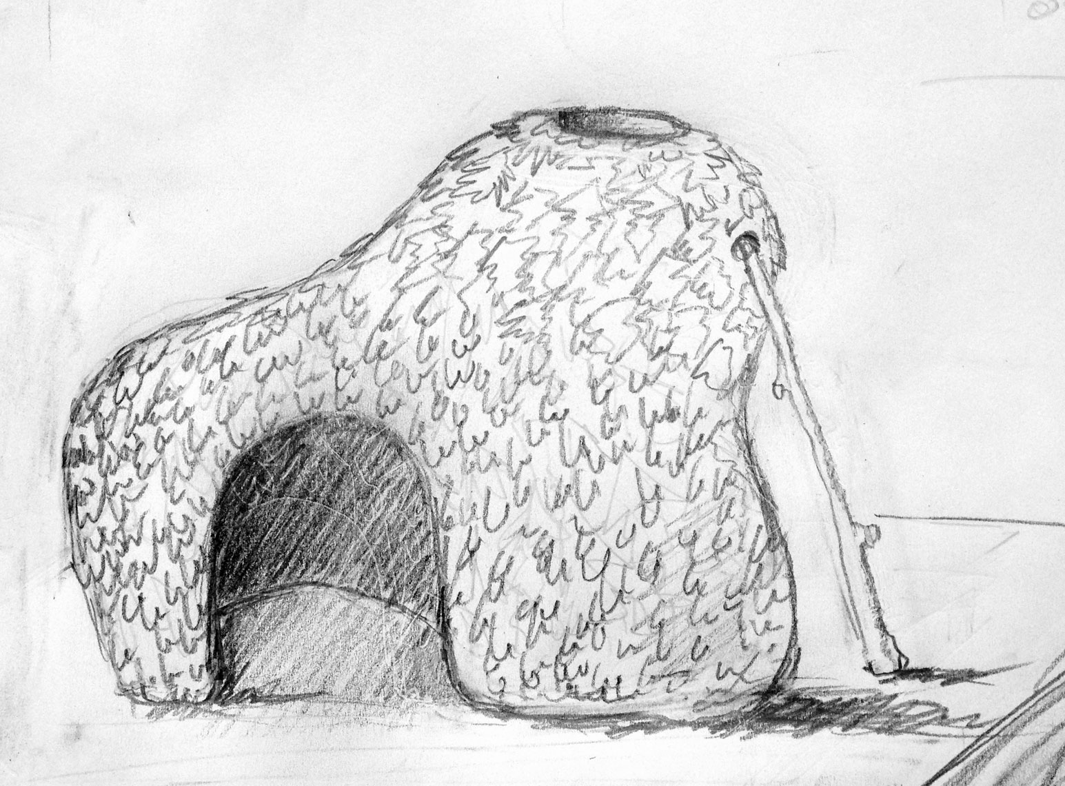 Sculpture_Shelter-_Drawing_©pascaldemeester#1